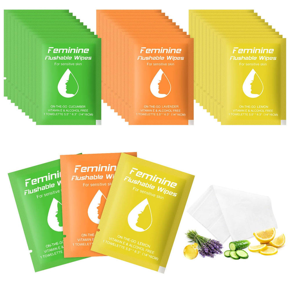 Twoworld feminine wipes packaging shows a 150-count travel pack for on-the-go freshness.