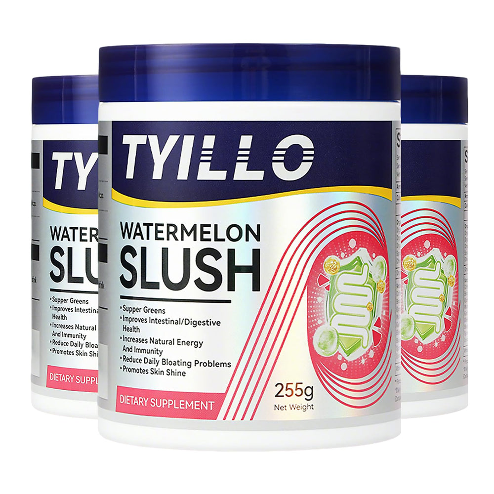 Tyillo Super Greens Powder bottle ready for daily digestive comfort and energy
