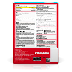 Tylenol Cold Flu Severe caplets showing cough and mucus relief.