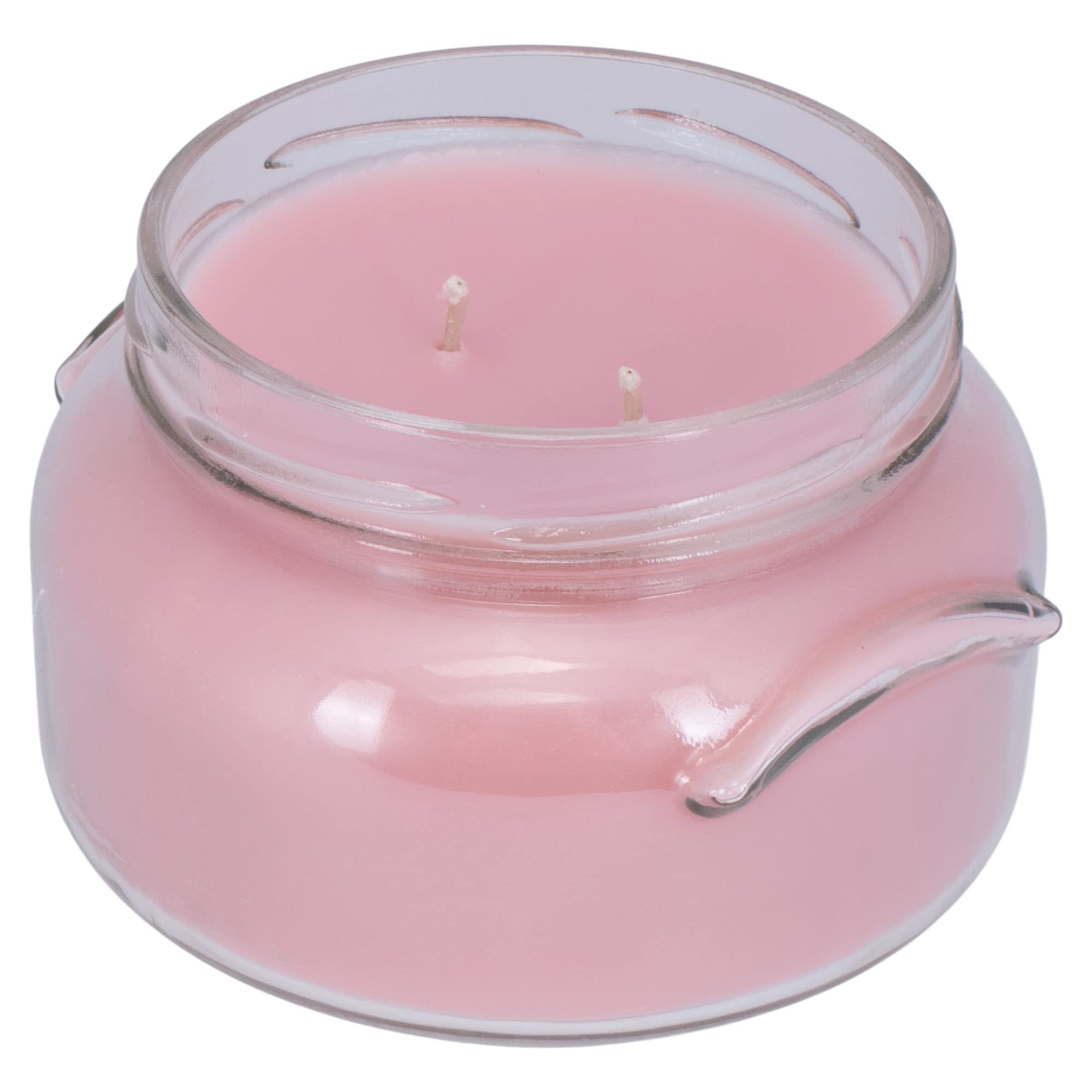 Tyler Pastel Peach detail shows the rich, hand-poured soy blend.