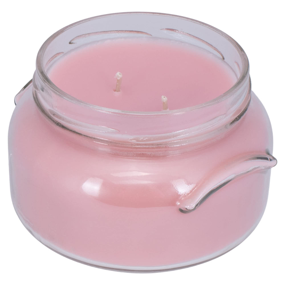 Tyler Pastel Peach detail shows the rich, hand-poured soy blend.