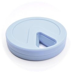 Travel RX Pill Case by Type Two Labs in blue, closed and ready for on-the-go storage.