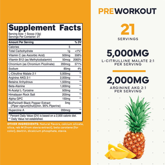 Type Zero scoop with pineapple mango powder for precise dosing.