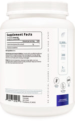 Close-up label shows keto-friendly, gluten-free formula on Type Zero container