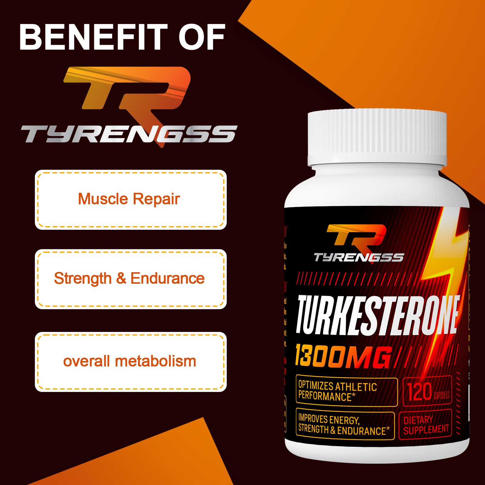TyRengss vegan formula label indicating plant-based ingredients.