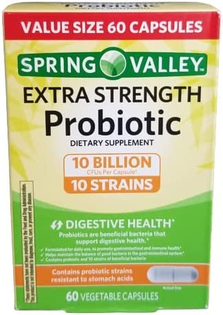 TYU probiotic bottle front view showing 10B CFU and 10 strains for daily balance