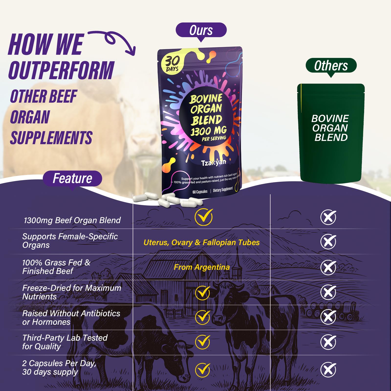 recyclable packaging image highlighting sustainable clean-label supplement for mindful consumption