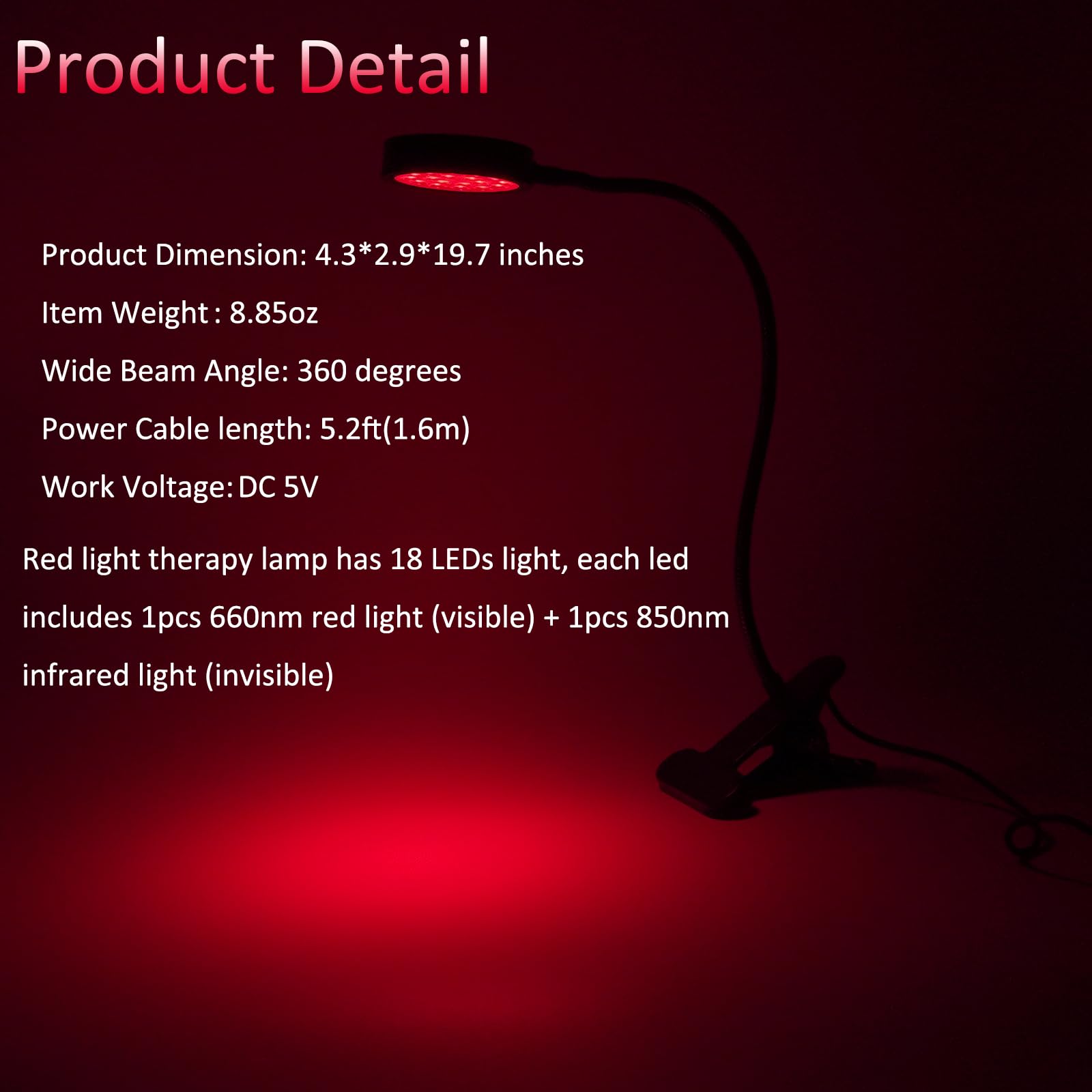 U4GLORY red light panel for full-body use in a home setting