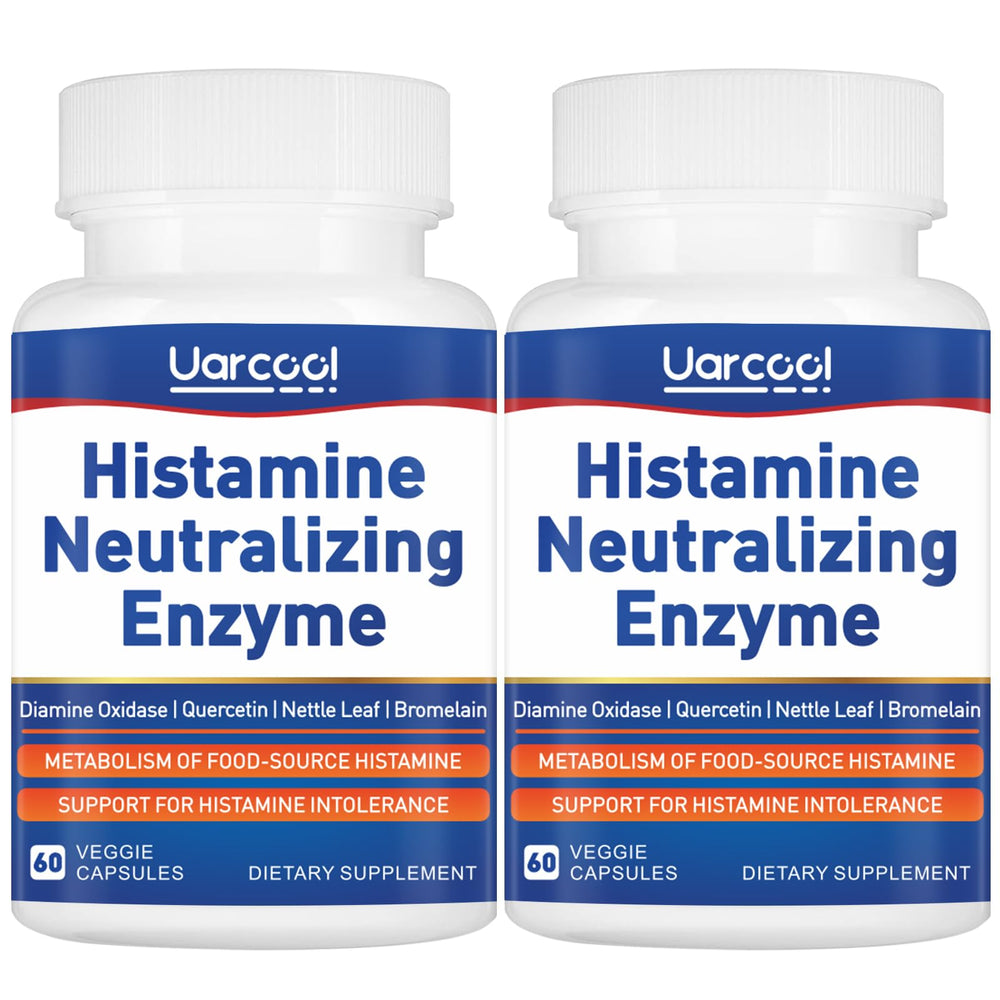 Uarcool DAO enzyme supplement bottle for smoother digestion after meals