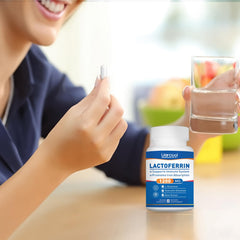USA-made quality seal on Uarcool Lactoferrin 1200mg bottle