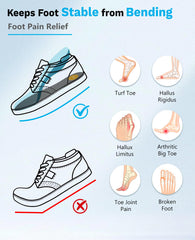 UBARONY mortons extension carbon fiber insole adds rigid stability during recovery
