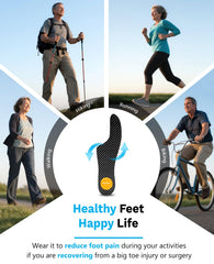 UBARONY Morton's extension orthotic in use inside athletic shoe for stability