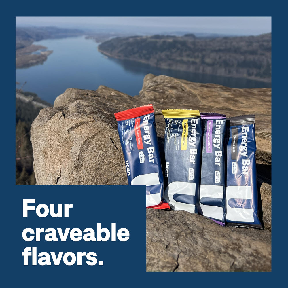 UCAN Energy Bar slice showcases fiber-rich content supporting digestive-friendly energy