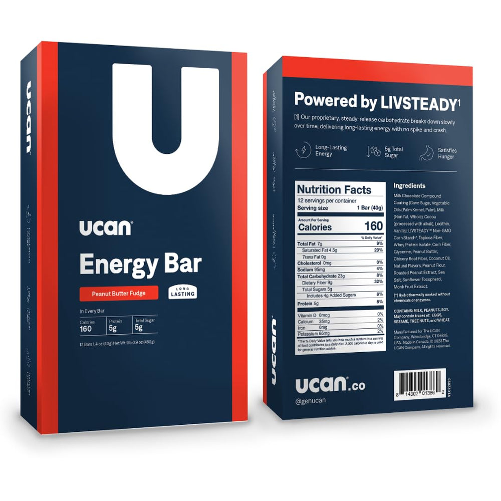 UCAN Energy Bar in motion demonstrates long-lasting energy potential for workouts