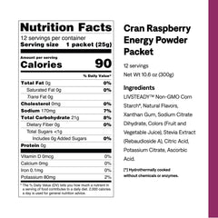 UCAN Energy Powder Cran-Raz in a shaker represents convenient pre/post workout ritual.