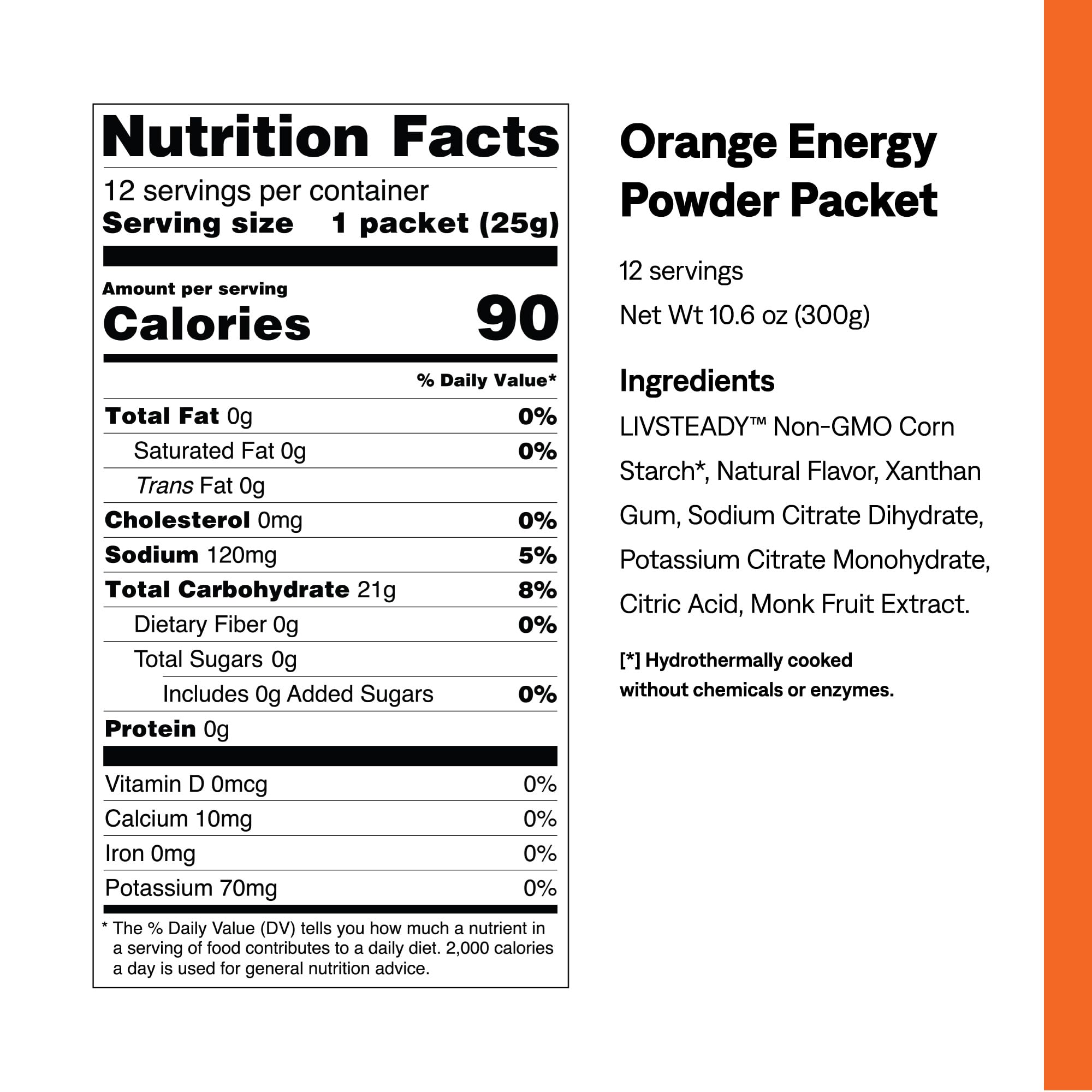 UCAN Energy Powder Tropical Orange athlete in motion implying sustained energy