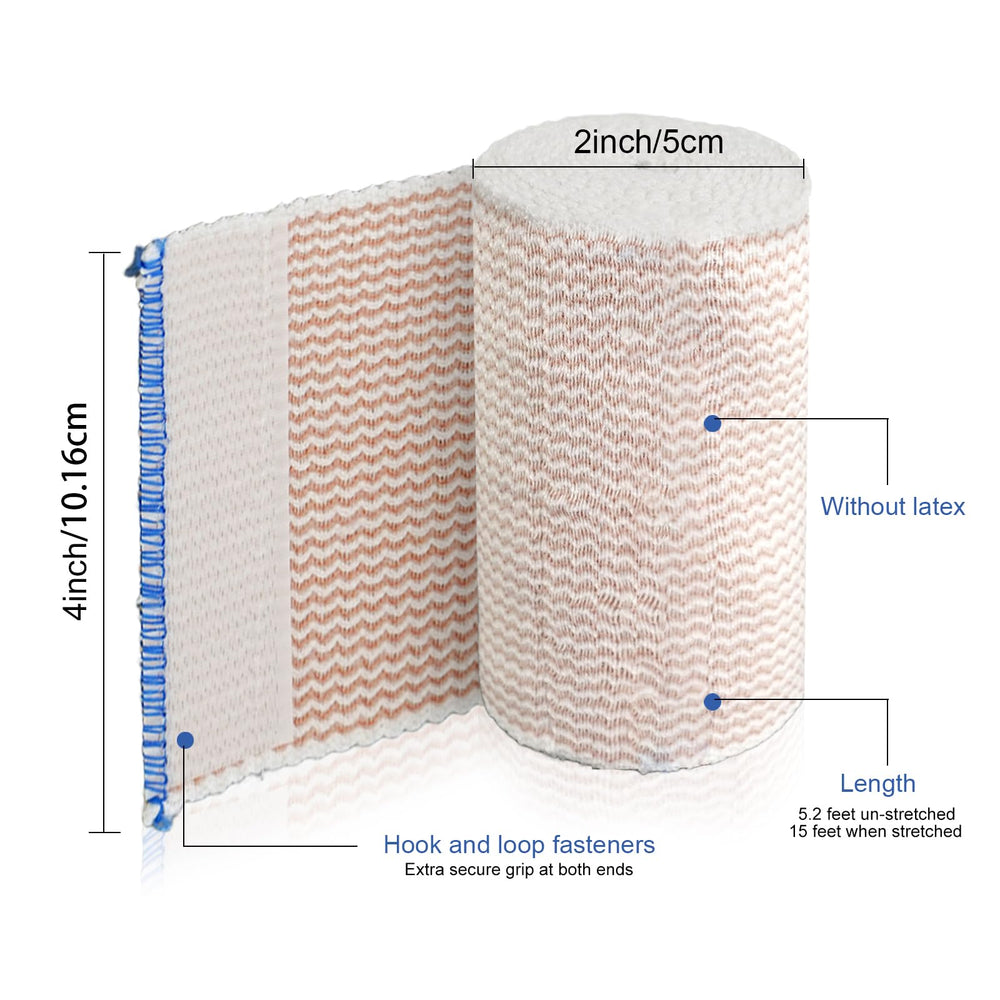 UCEHIPAW 4-inch elastic bandage wrap with broad coverage.