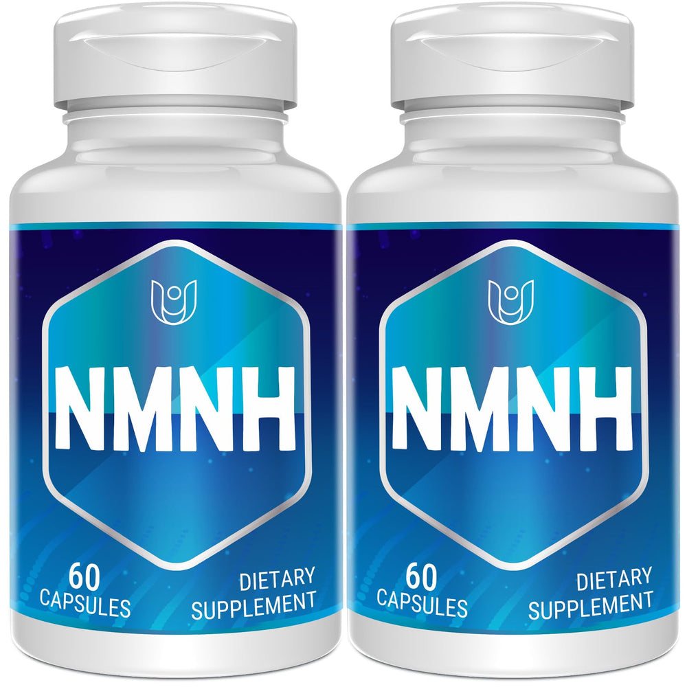 Front view of Ucessuyy NMNH bottle highlighting NAD+ support.
