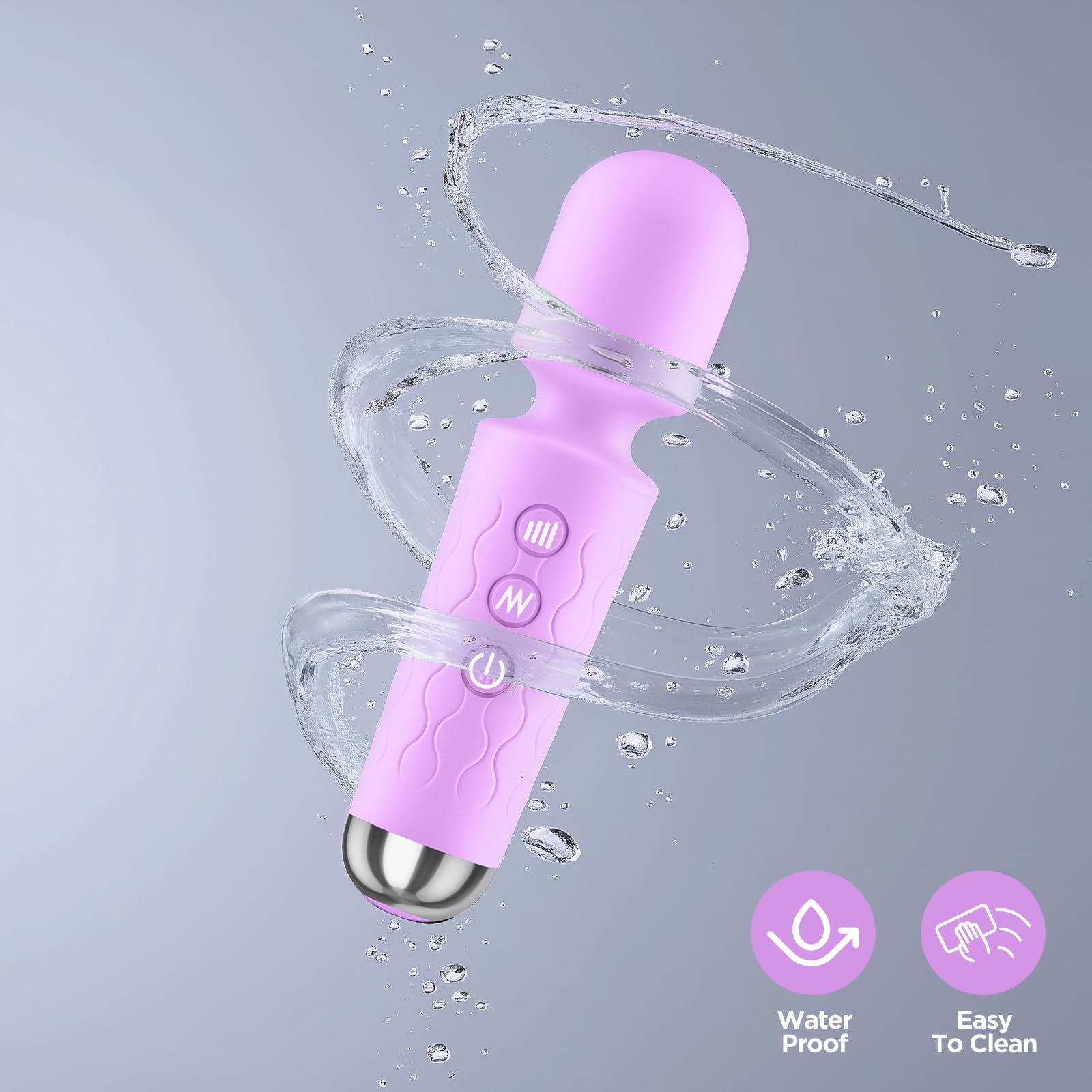 UEPGFK IPX6 waterproof massager suitable for gym and shower routines