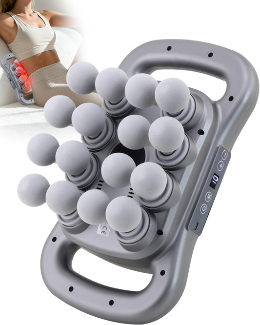 UFFAE 16 head massage gun front view for full body recovery after workouts