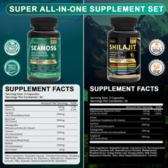 Uheco Shilajit capsules close-up from Himalayan origin highlighting mineral content.