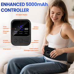 UISJL extended strap back massager adjustable to fit larger waists
