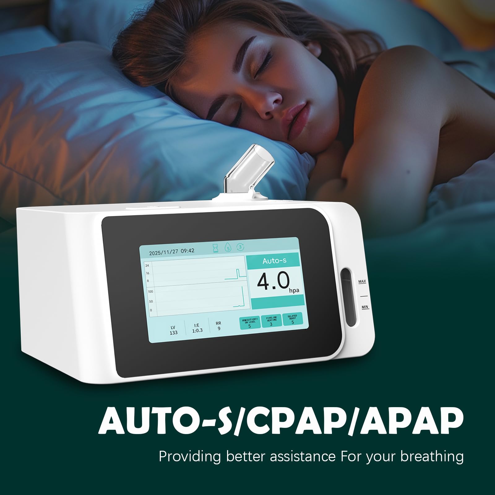 UIZUJWP Adjustable soft mask contours for comfortable fit