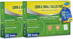 Ulensy corn remover pads on toes for quick comfort during long walks.