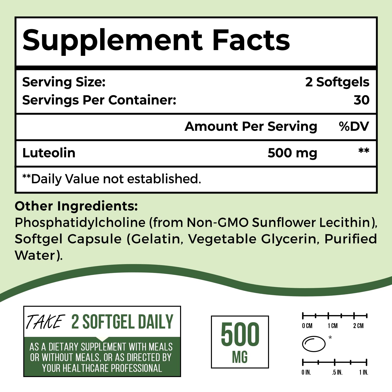 Peanut-shell derived source note for Ulmubra liposomal luteolin.