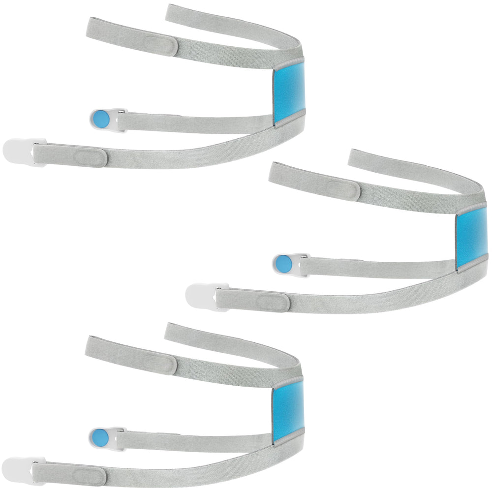 ULSEIGN headgear strap with magnetic clips close-up for secure nightly fit