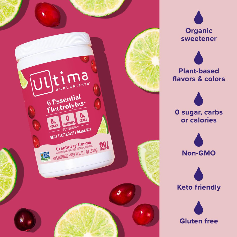 Active athlete enjoying Ultima Replenisher for steady hydration during training
