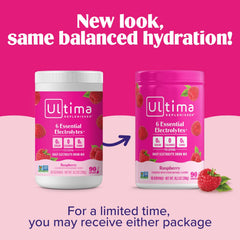 Close-up of plant-based ingredients label on Ultima Replenisher