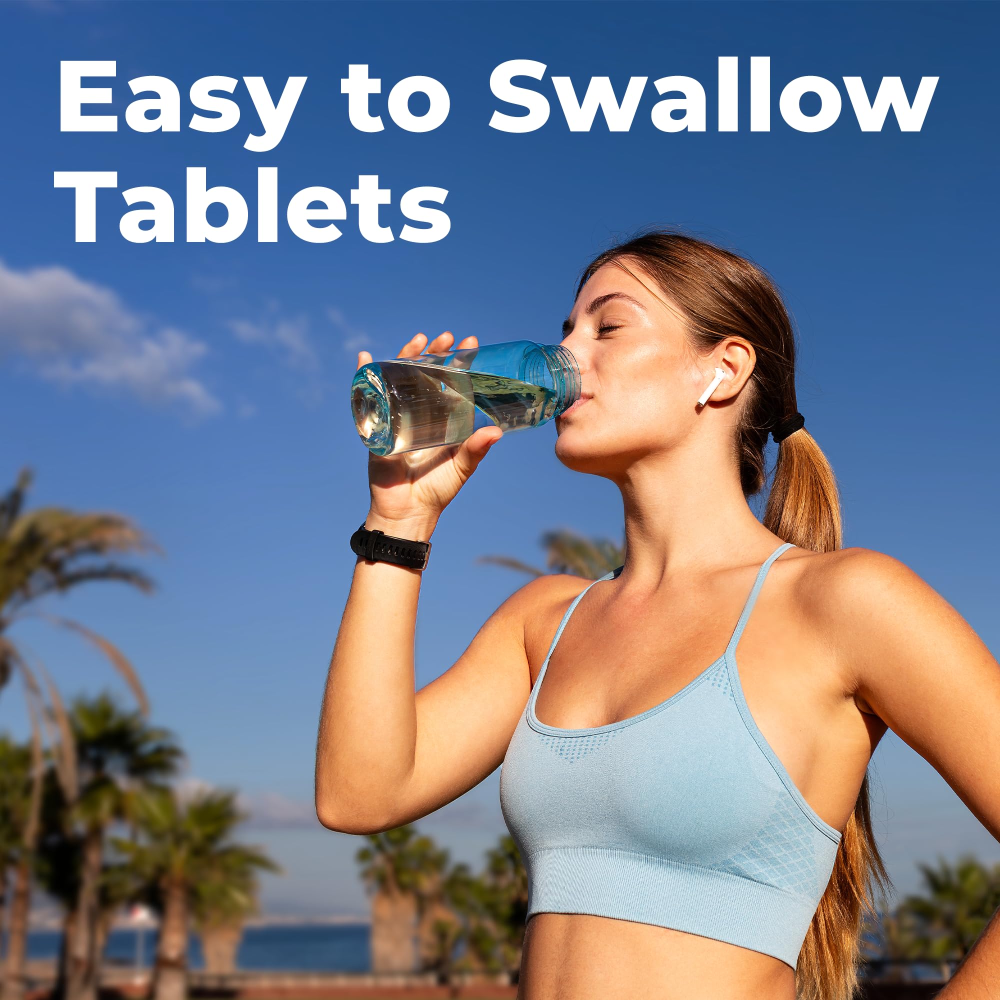 Ultimate EAA packaging unboxing reveals the 300-tablet bottle.