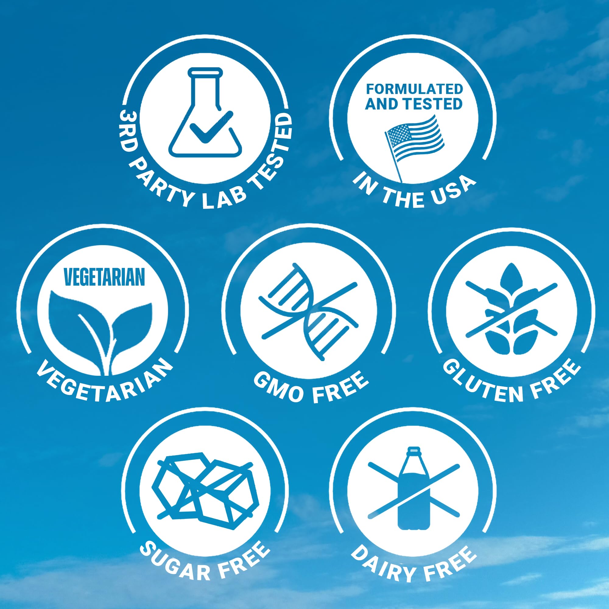 Ultimate EAA vegan and gluten-free label supports allergy-conscious nutrition.