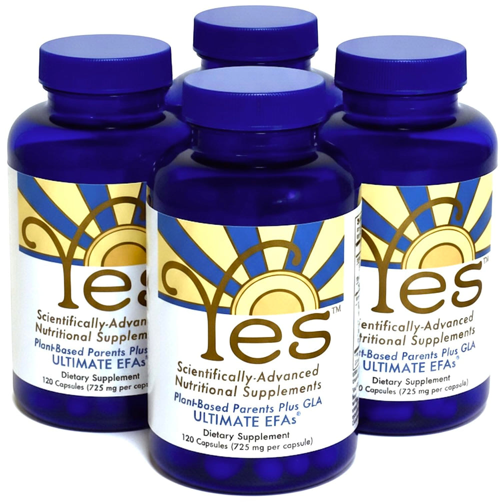 ULTIMATE EFAs bottle pour demonstrates a plant-based omega-3-6 blend for daily wellness.
