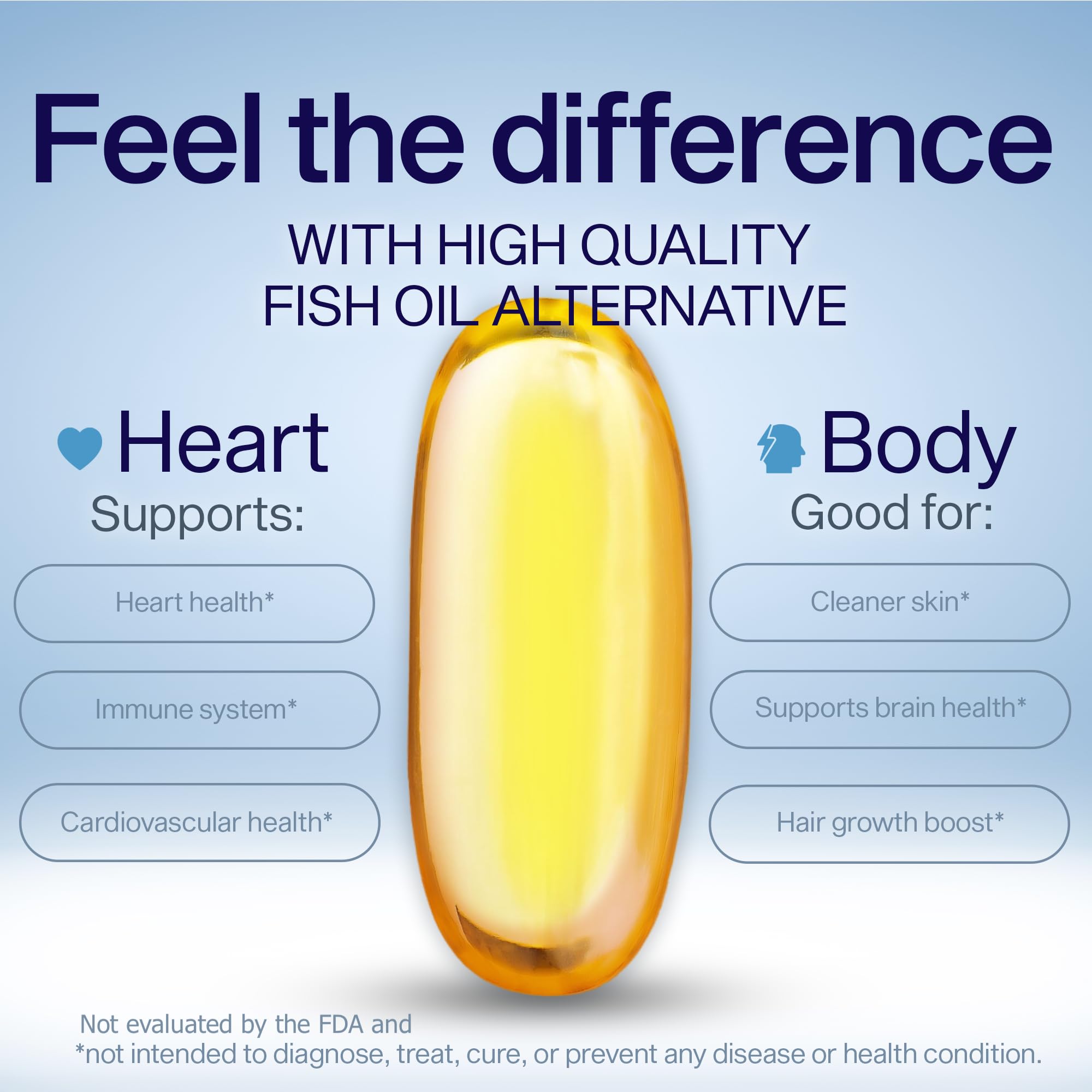 ULTIMATE EFAs vitamin E added signals antioxidant support for healthy cells.