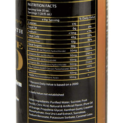 Ultimate Gold Detox Drink 20oz pineapple label closeup showcases flavor profile.