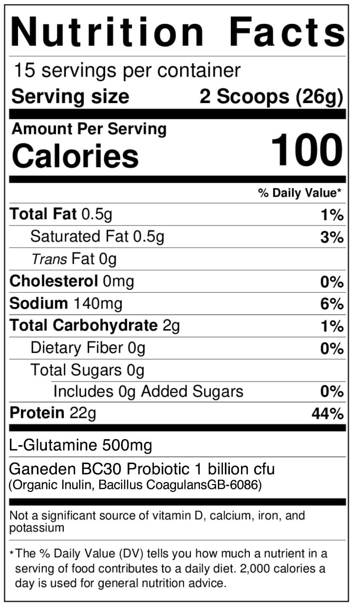 Package shows gluten-free, dairy-free, paleo and keto compatibility
