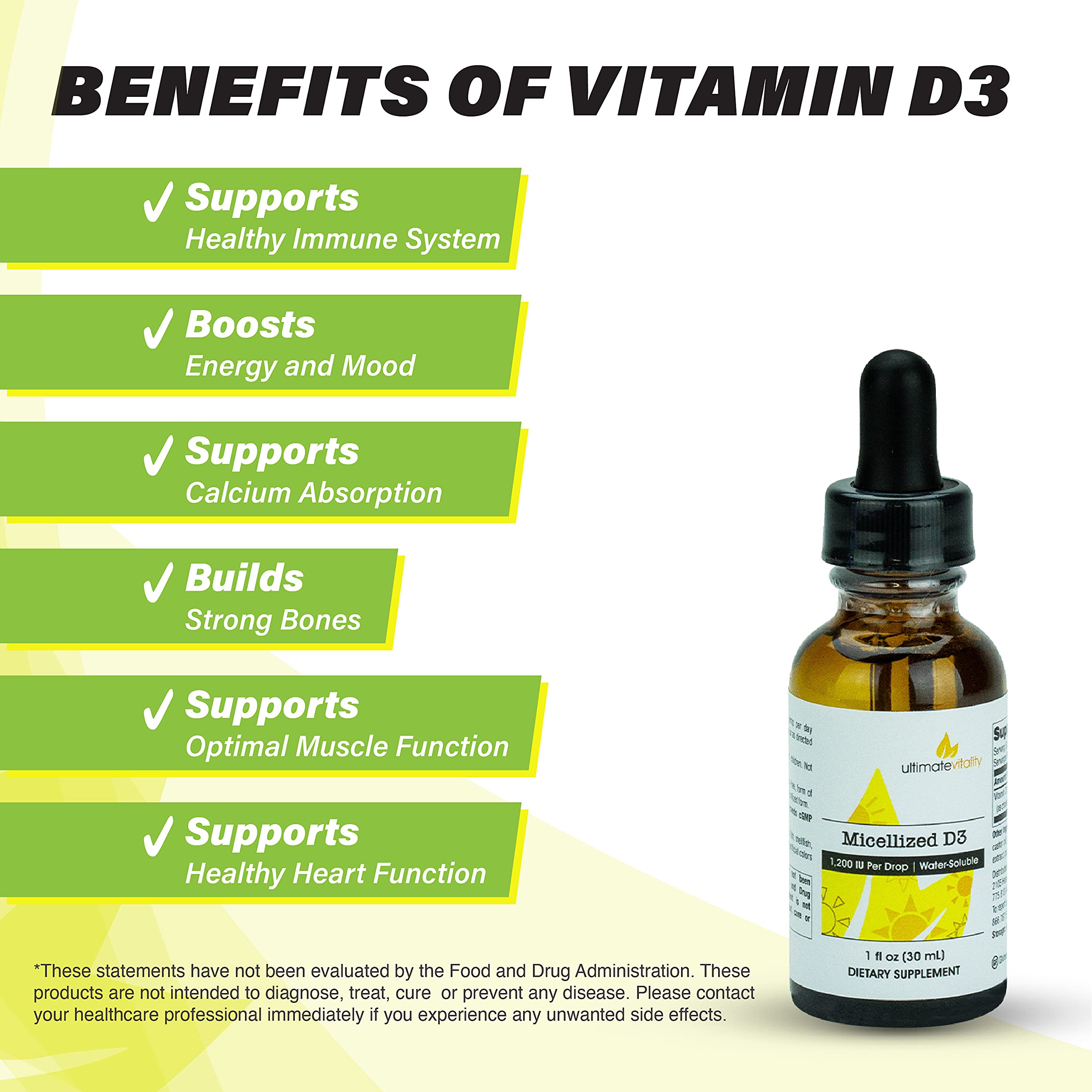 UltimateVitality D3 formula is allergen-free, including dairy and soy.