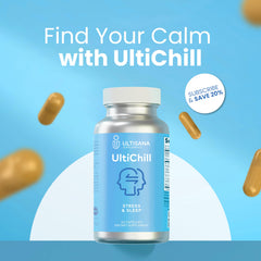UltiChill capsules with ashwagandha support balanced mood during stressful days.