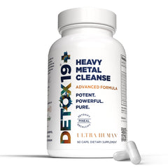 Ultra Human Zeolite bottle supports daily detox.
