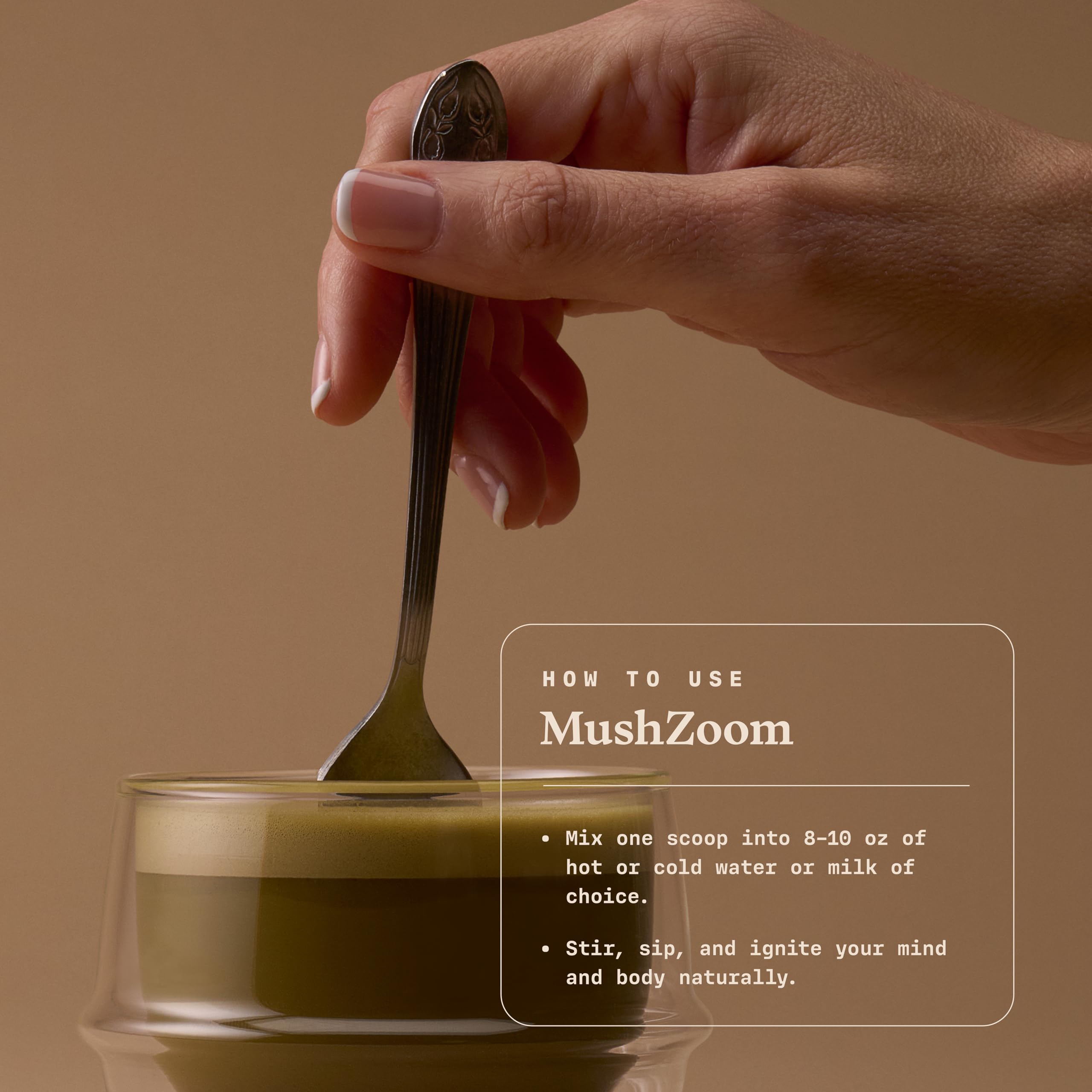 Ultra Life Sport Mush Zoom ingredients panel displays 7 mushrooms for cognitive and endurance support