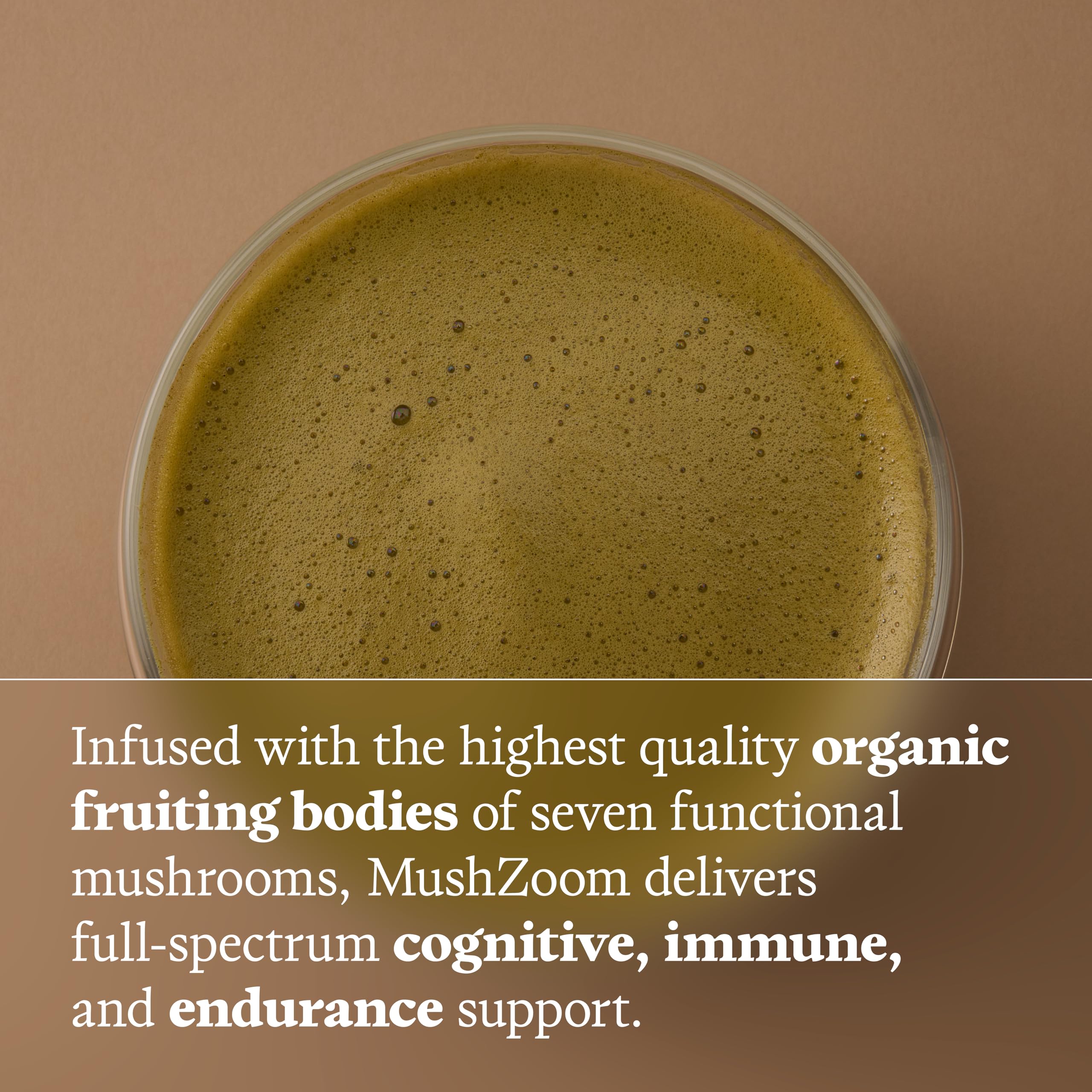 Ultra Life Sport Mush Zoom stirring into water for quick, convenient boost