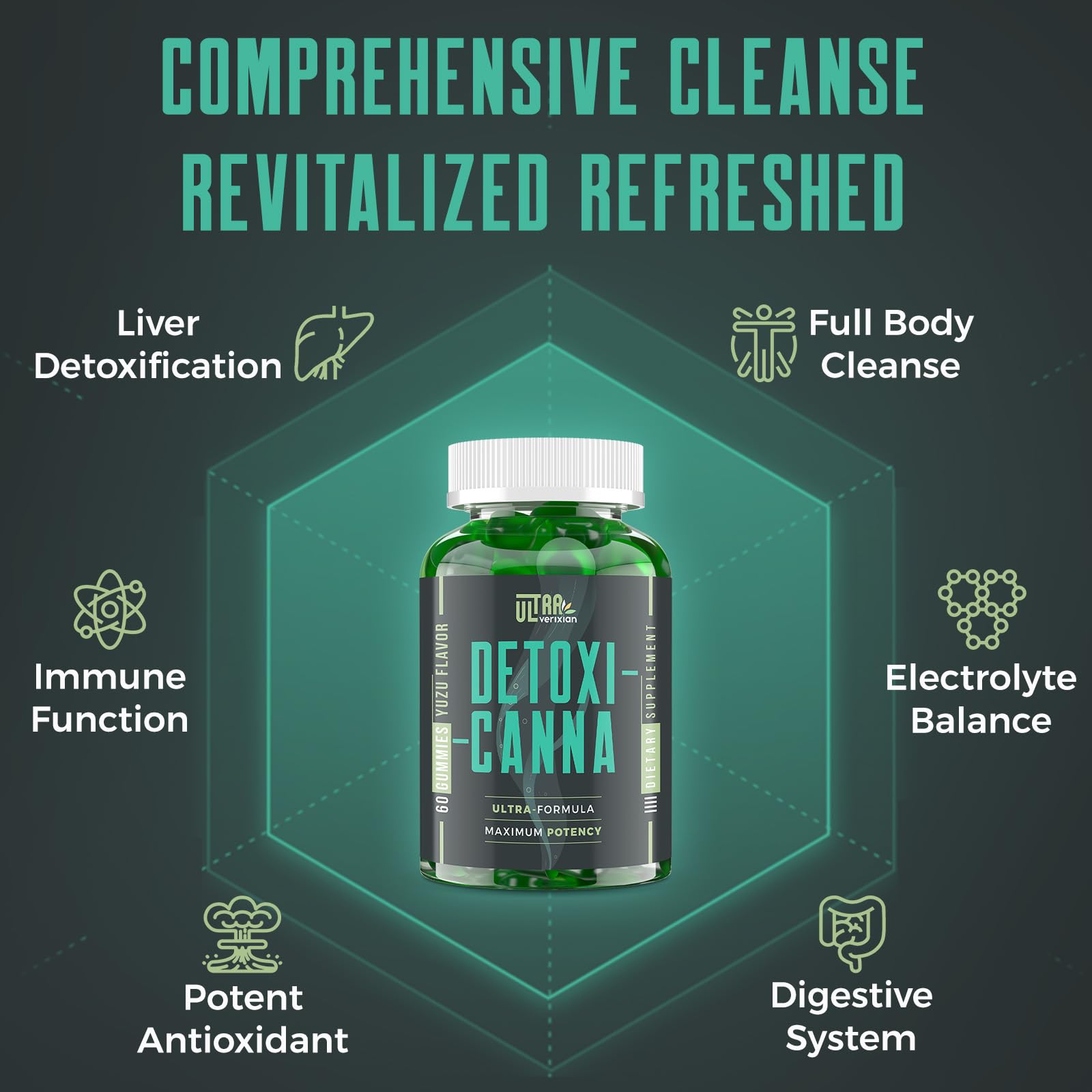 Lifestyle setup showing daily detox as part of a busy day