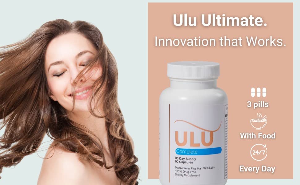 ULULIFE bamboo extract hair-support visual promoting natural ingredients for fullness.