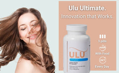 ULULIFE bamboo extract hair-support visual promoting natural ingredients for fullness.