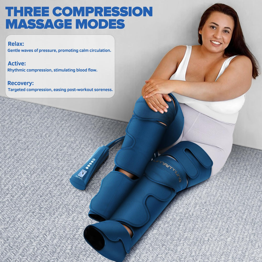 UMARMUNG three heat settings provide warm comfort during recovery sessions