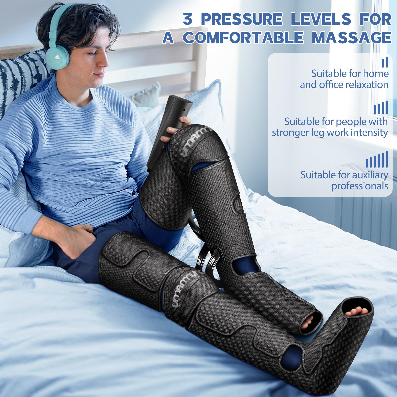 UMARMUNG adjustable leg sleeves illustrate inclusive design for multiple users and shared sessions