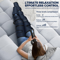 UMARMUNG adjustable leg sleeves being worn for universal fit