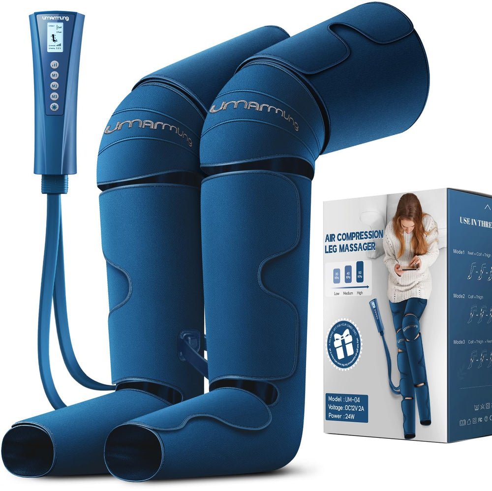 UMARMUNG air compression leg massager heat controller for personalized relief